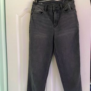 Black American Eagle Stretch Straight Leg Jeans